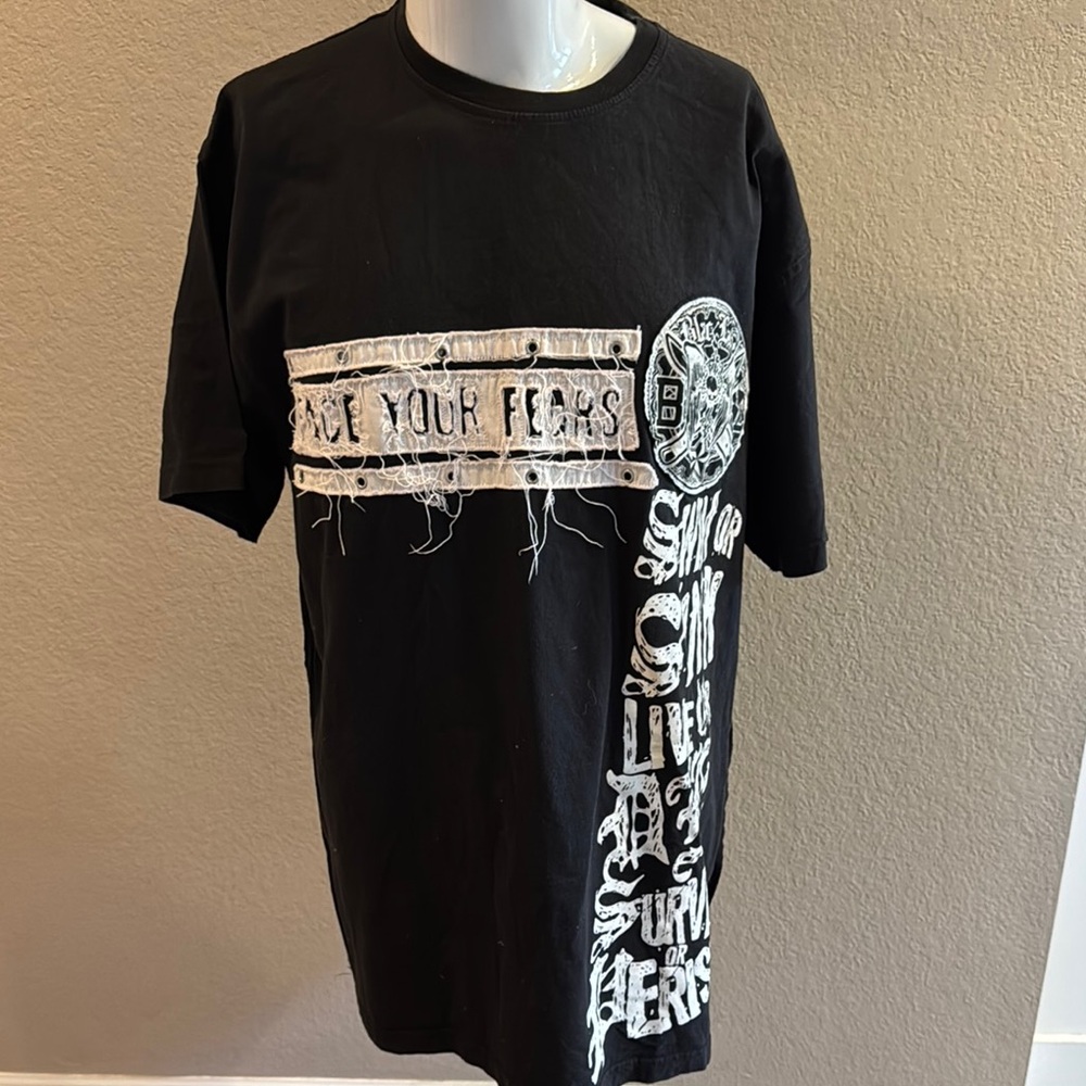 BLack Label black Graphic Men's Shirt‎ Large/Xlarge